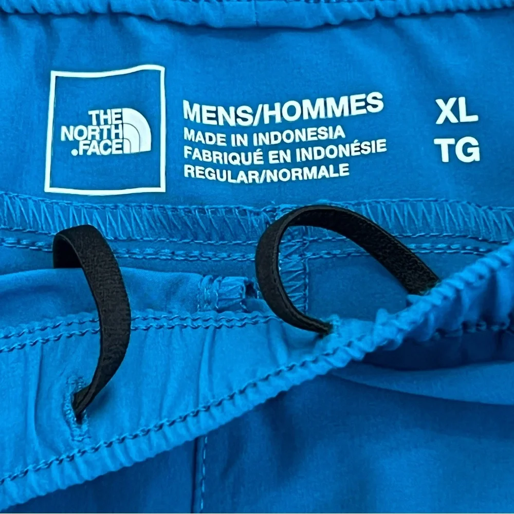 The‎ North Face Mens Standard Fit Solid Wander Drawstring Shorts Blue XL